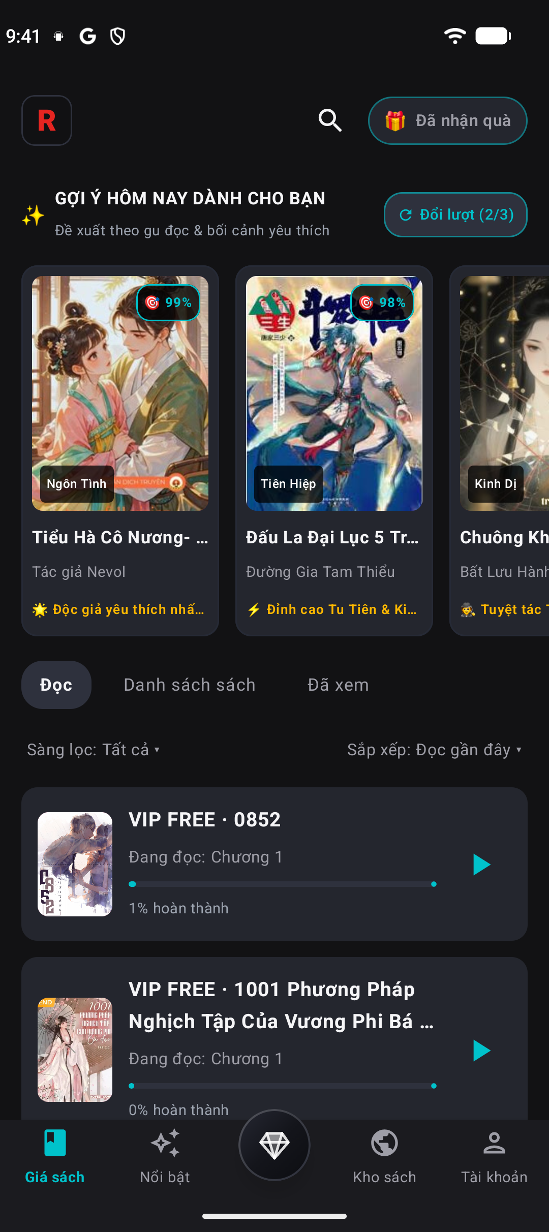 Tủ Sách Cá Nhân